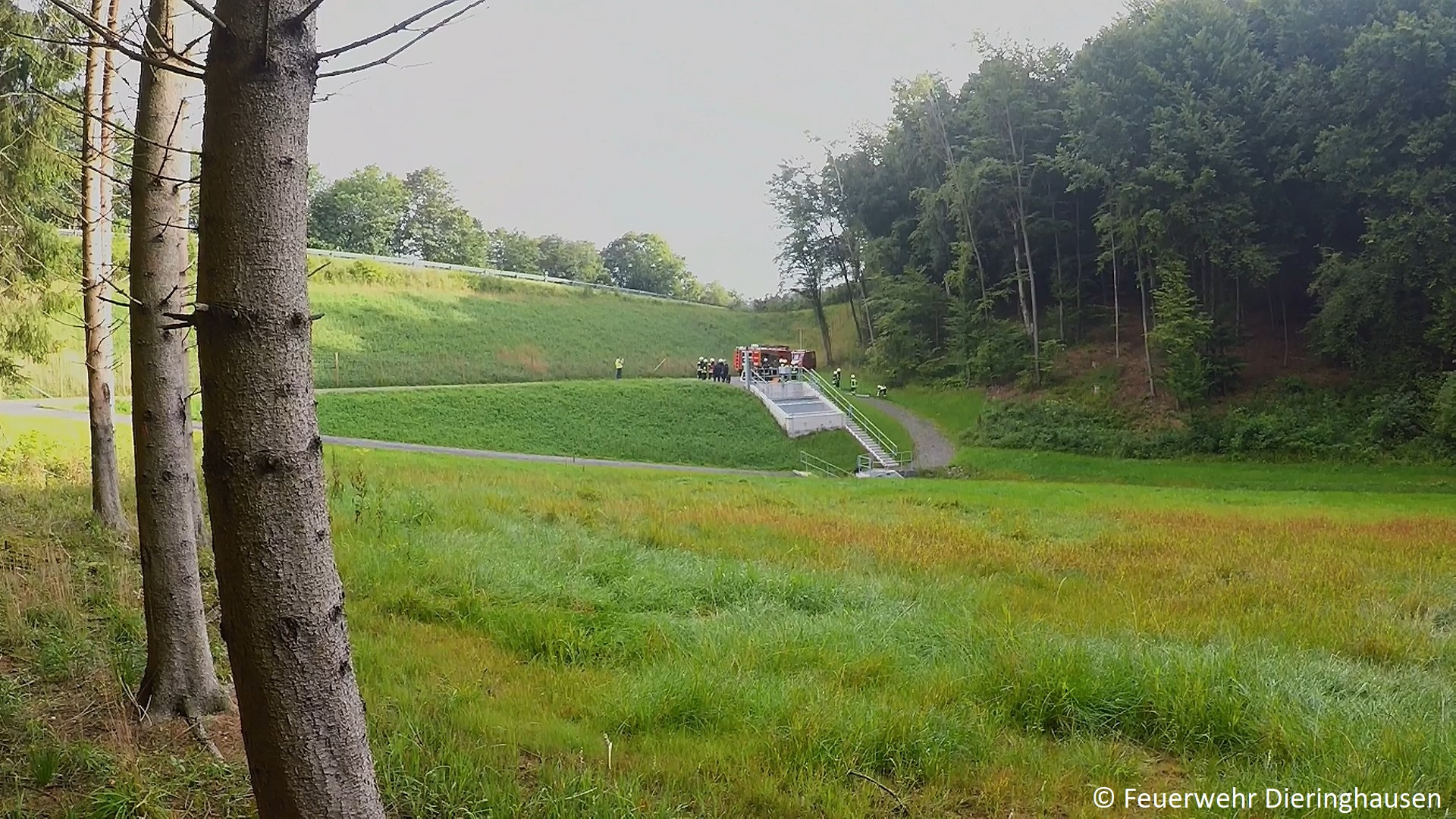 Zugübung Löschzug 5 Feuerwehr Gummersbach